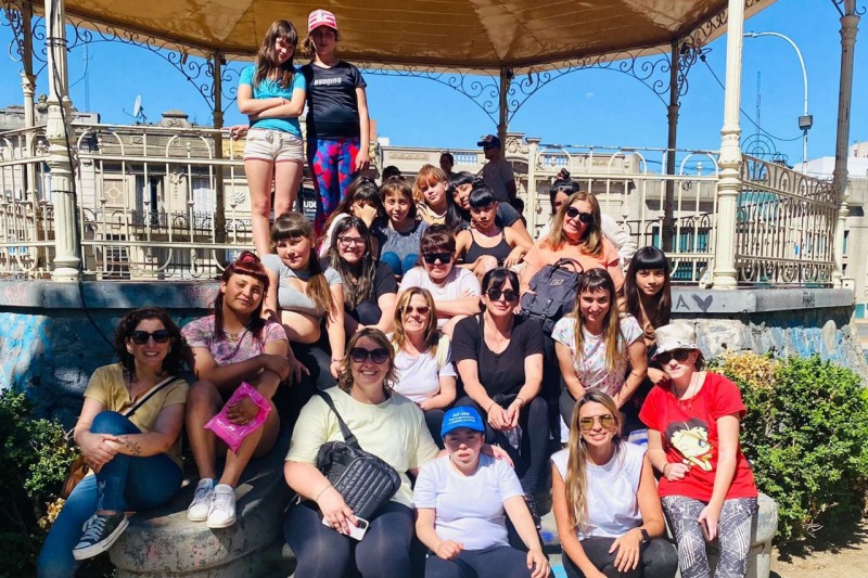 Las chicas de Mujeres Adolescentes viajaron a Tandil